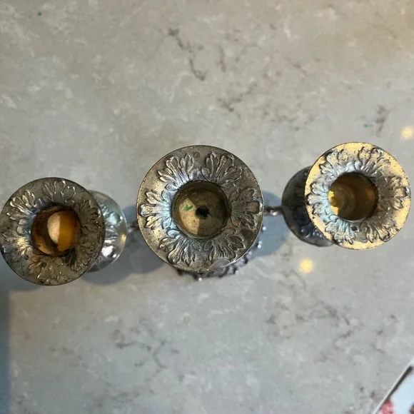 Silver candelabra - Picture 4 of 4